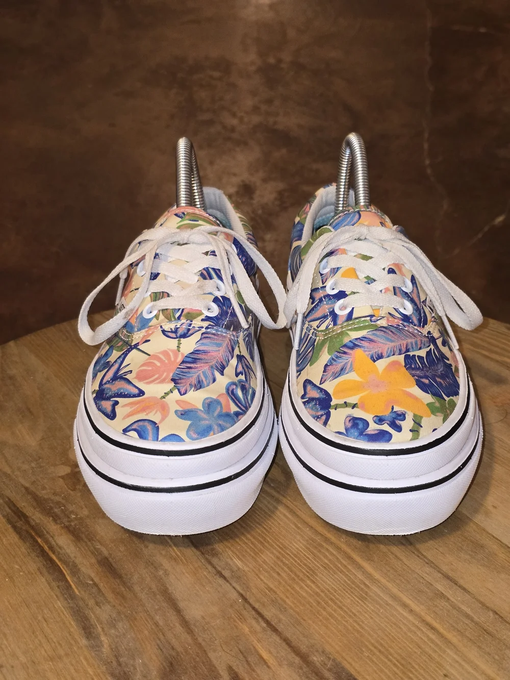 VANS Super ComfyCush Era Tropical Mellow Yellow/True White Floral Sneakers W7